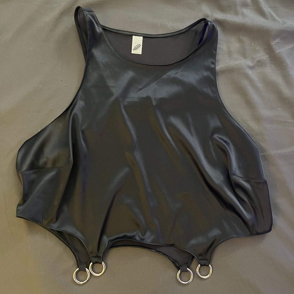 Parade tank top with metal hardware